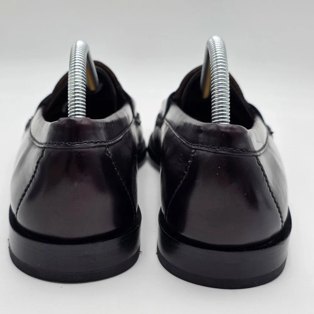 COLE HAAN Pinch Penny Loafer BURGUNDY Slip-On Dress‎ Shoes 03504 Men's 9.5 D